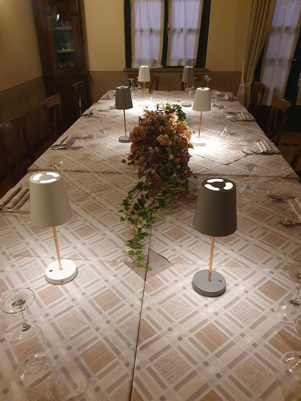 Sala climatizzata dell'Osteria Il Fornello